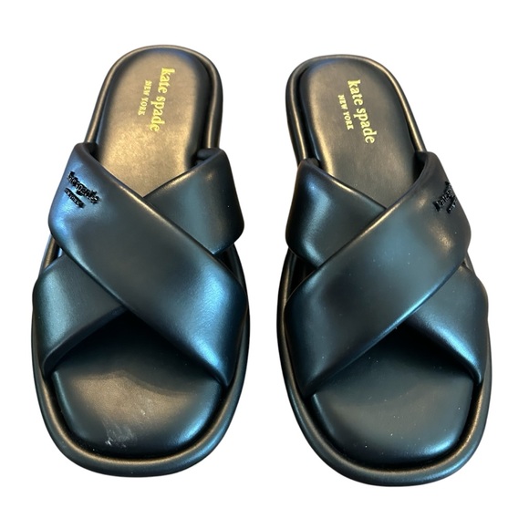 Kate Spade Rio Slide Sandal Black Size 8 - Picture 2 of 11